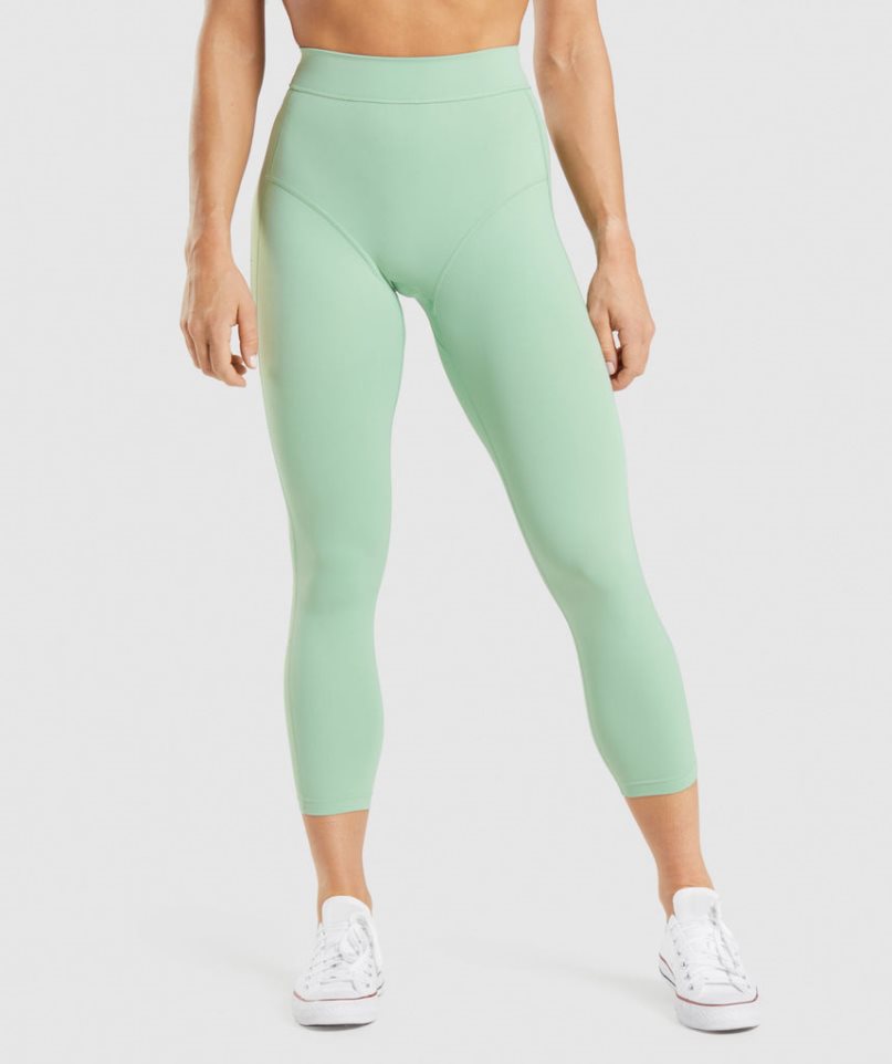 Legginsy Gymshark KK Fit 7/8 Damskie Głęboka Zielone | PL 285CXO